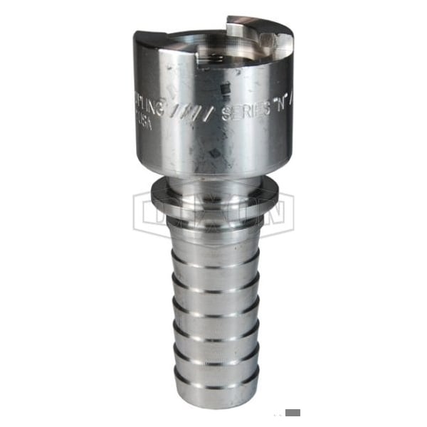 Dix-Lock N Series Interchange Quick Disconnect Pneumatic Hose Barb Coupler, 1 in Nominal, 500 psi P